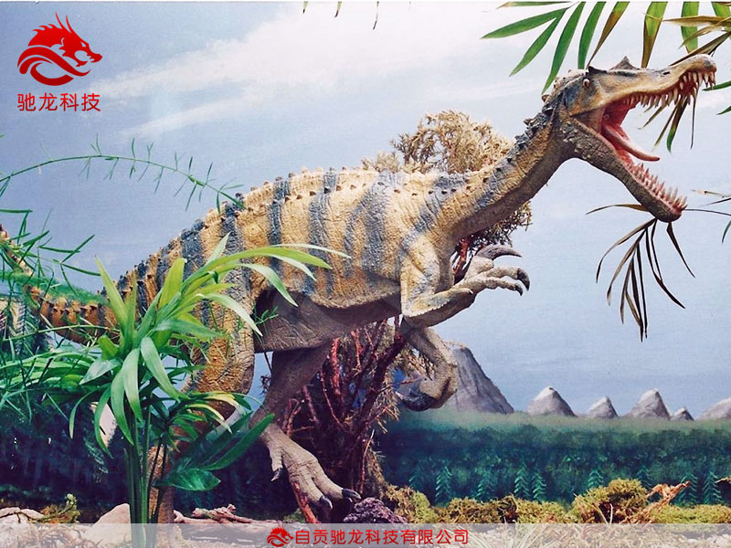 仿真恐龙模型似鳄鱼重爪龙