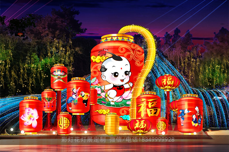 中秋花灯制作效果图